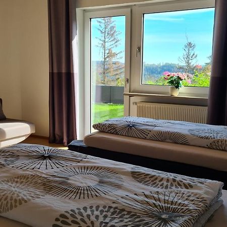 Moderne Ferienwohnung Mit Eigenem Garten Und Traumhaften Blick Wilhelmsthal Eksteriør billede