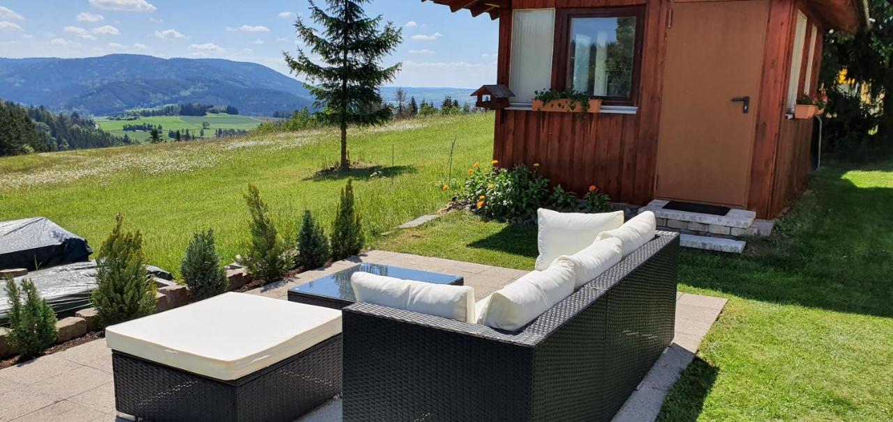 Moderne Ferienwohnung Mit Eigenem Garten Und Traumhaften Blick Wilhelmsthal Eksteriør billede