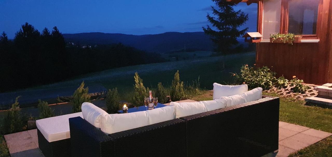 Moderne Ferienwohnung Mit Eigenem Garten Und Traumhaften Blick Wilhelmsthal Eksteriør billede