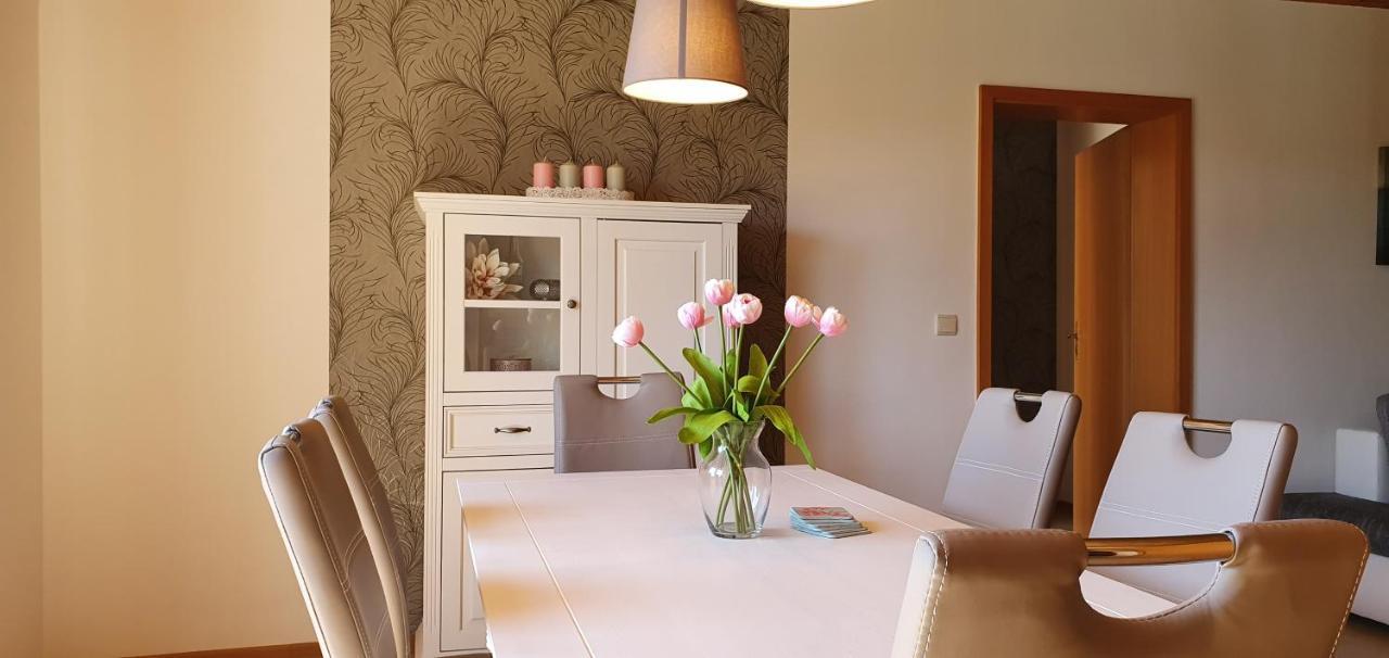Moderne Ferienwohnung Mit Eigenem Garten Und Traumhaften Blick Wilhelmsthal Eksteriør billede