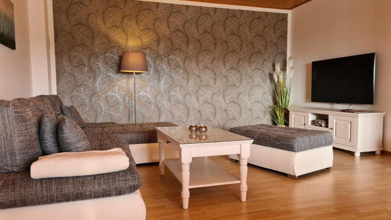 Moderne Ferienwohnung Mit Eigenem Garten Und Traumhaften Blick Wilhelmsthal Eksteriør billede