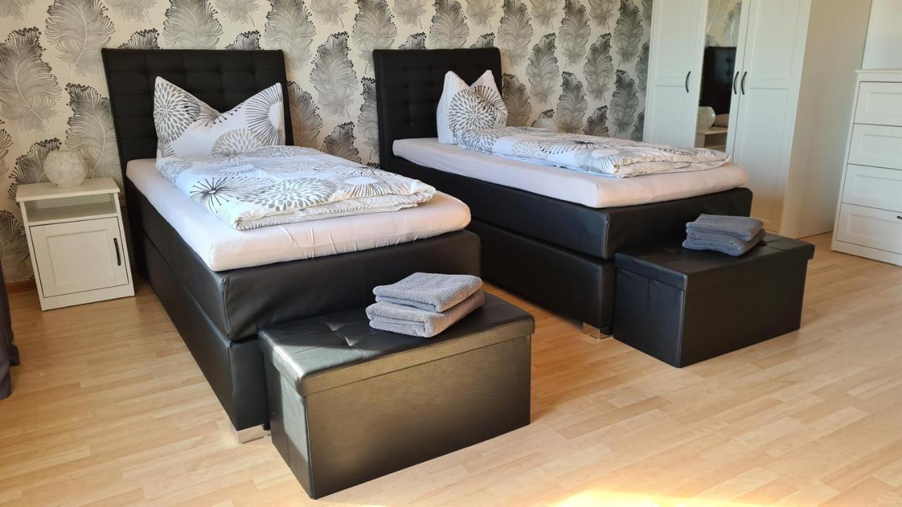 Moderne Ferienwohnung Mit Eigenem Garten Und Traumhaften Blick Wilhelmsthal Eksteriør billede