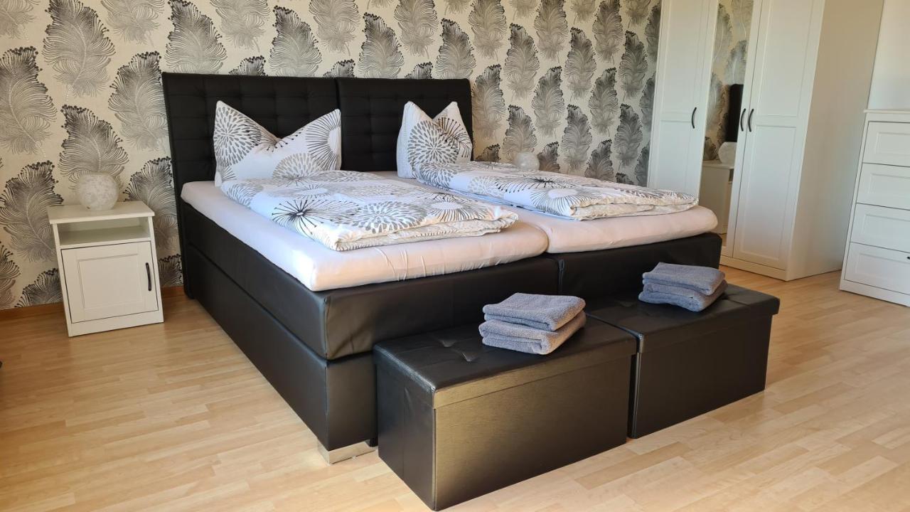 Moderne Ferienwohnung Mit Eigenem Garten Und Traumhaften Blick Wilhelmsthal Eksteriør billede
