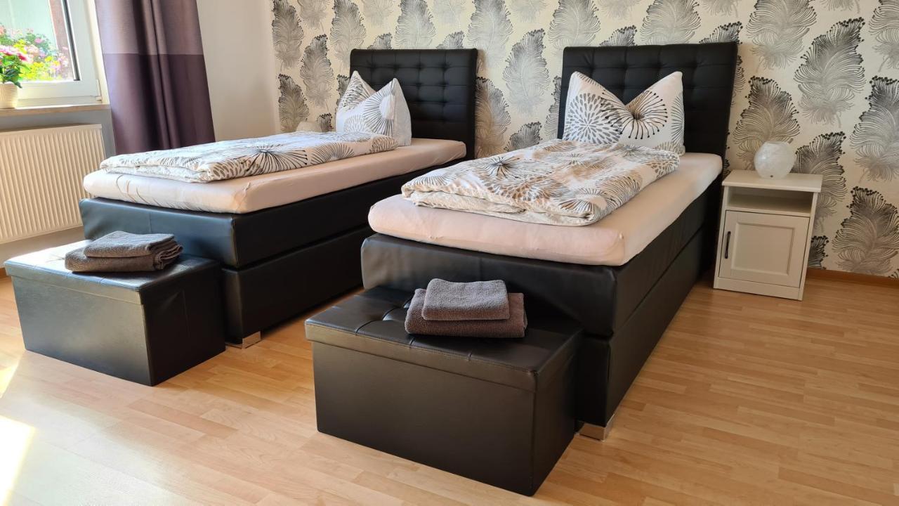 Moderne Ferienwohnung Mit Eigenem Garten Und Traumhaften Blick Wilhelmsthal Eksteriør billede